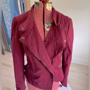 Banana Republic Suede Moto Jacket